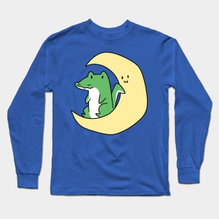 Crecent Moon Alligator Long Sleeve T-Shirt